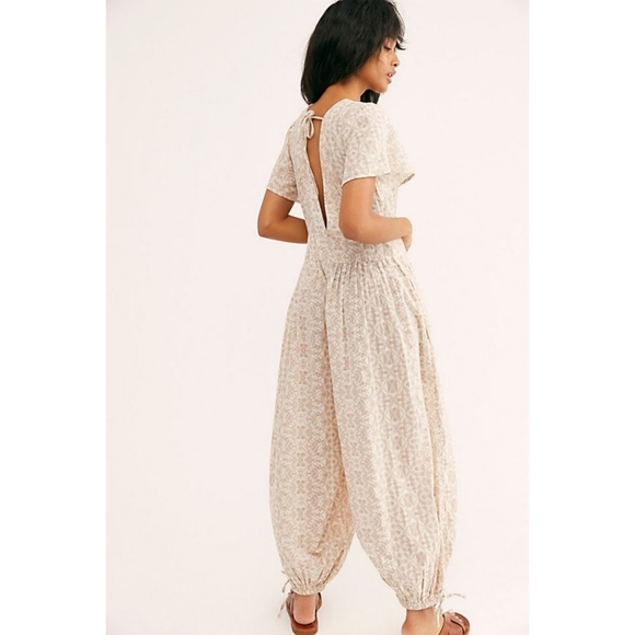 Free People | Layla One Piece Printed Jumpsuit Light Combo - Picture 3 of 9